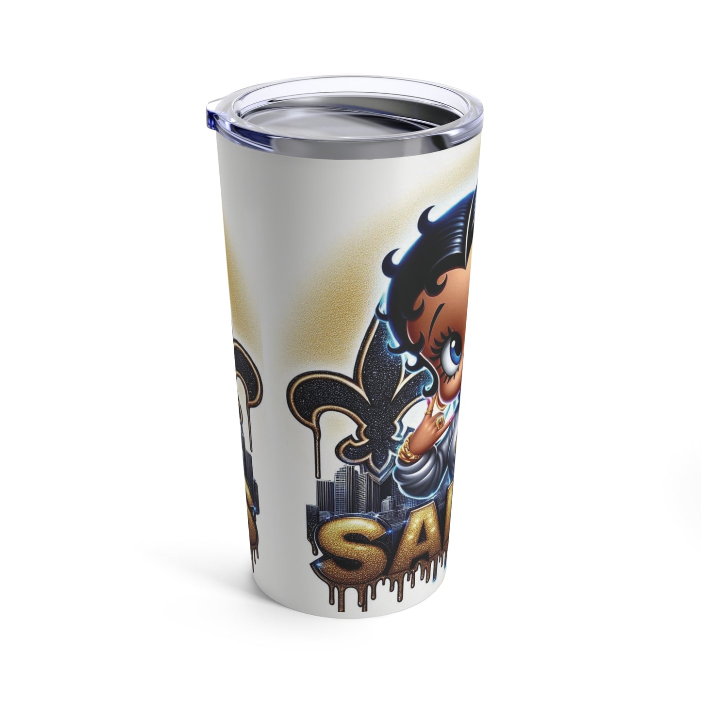 Saints Fan Chibi Tumbler – 20oz Stainless Steel Tumbler