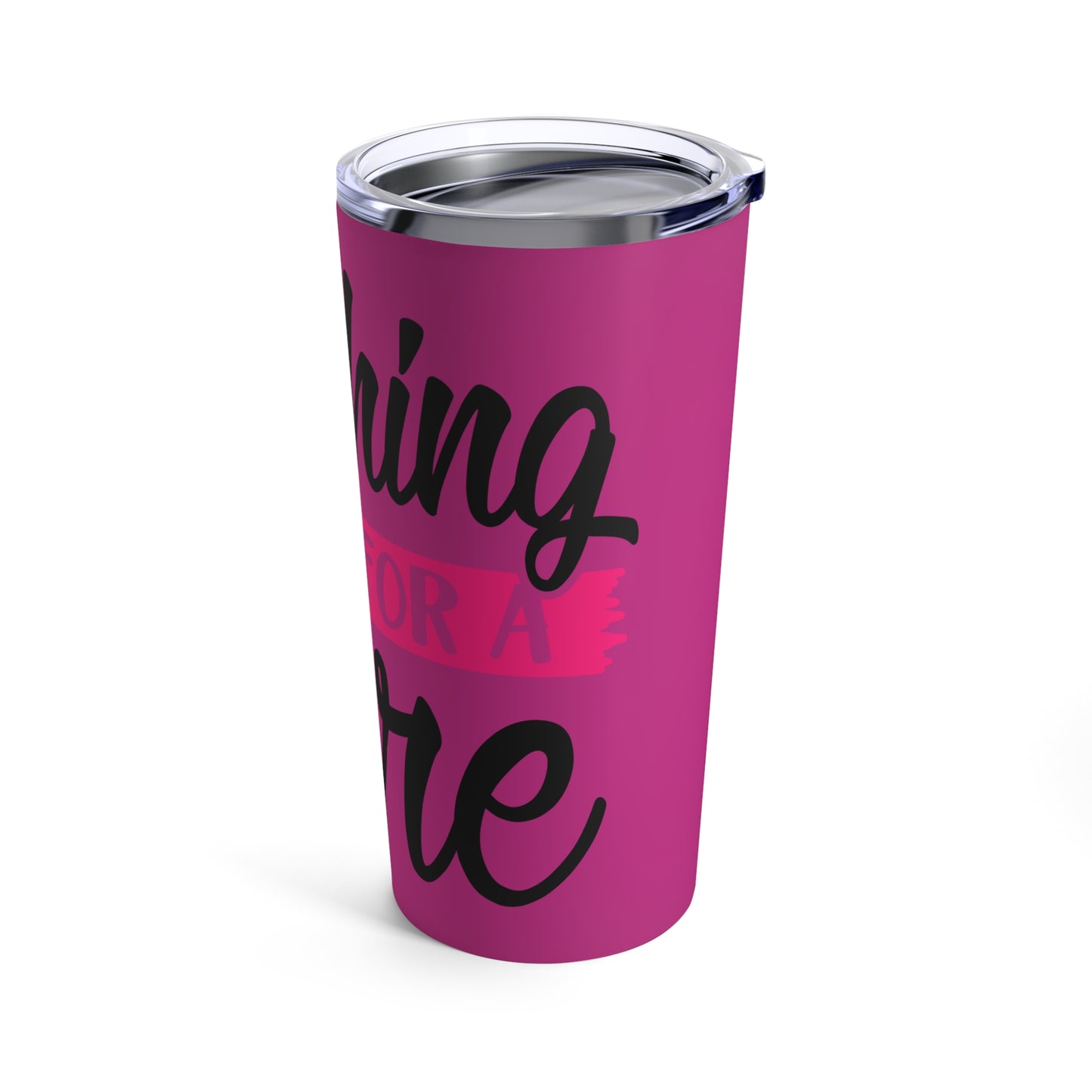 "Wishing for a Cure" Breast Cancer Awareness Tumbler – 20oz Stainless Steel Tumbler