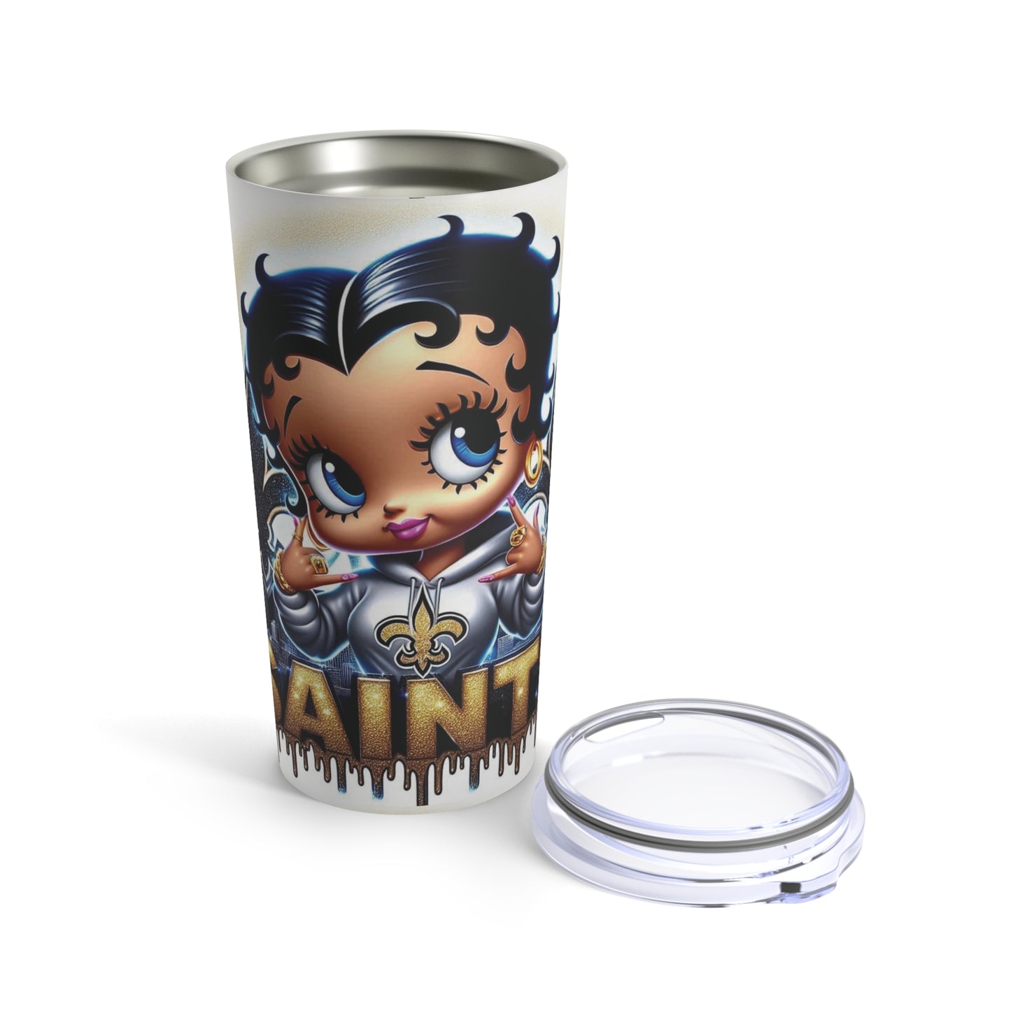 Saints Fan Chibi Tumbler – 20oz Stainless Steel Tumbler