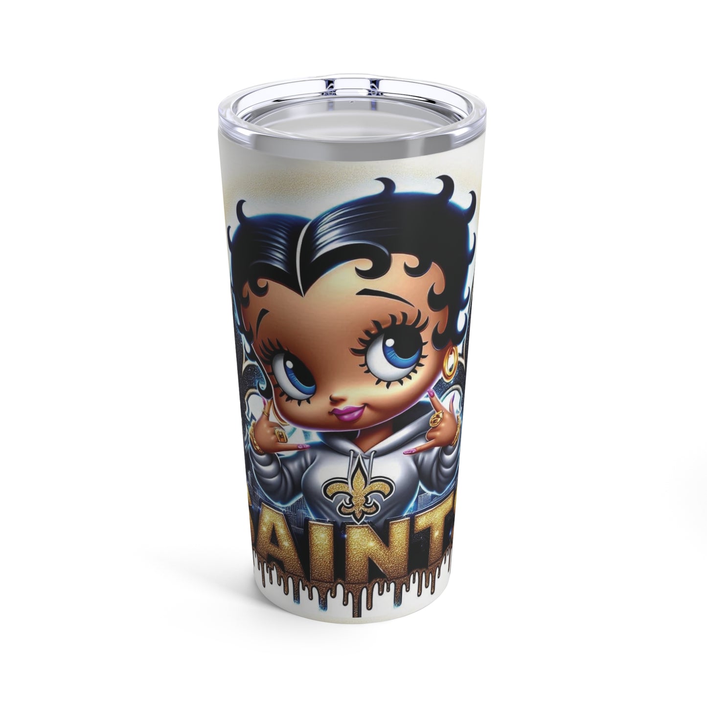 Saints Fan Chibi Tumbler – 20oz Stainless Steel Tumbler