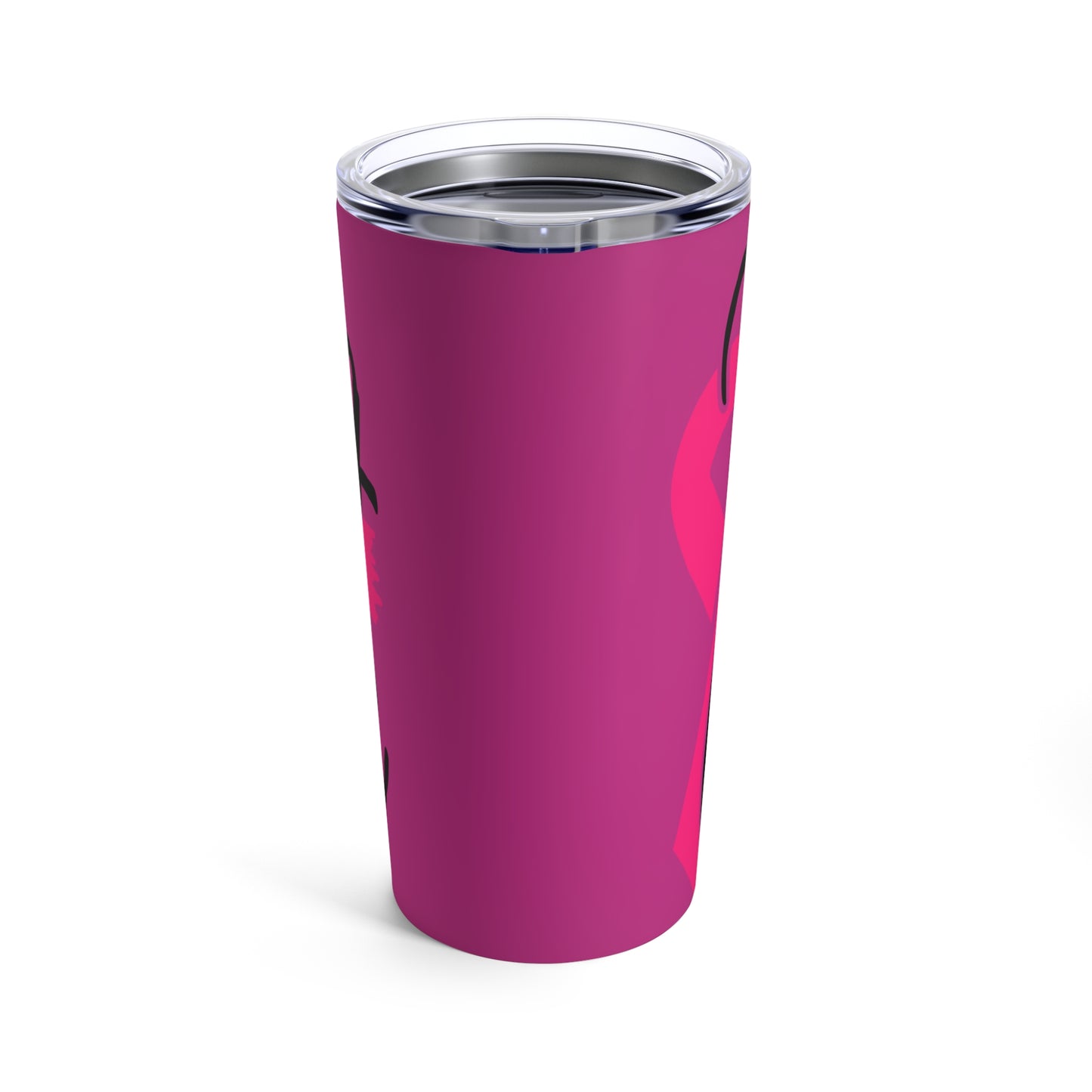 "Wishing for a Cure" Breast Cancer Awareness Tumbler – 20oz Stainless Steel Tumbler