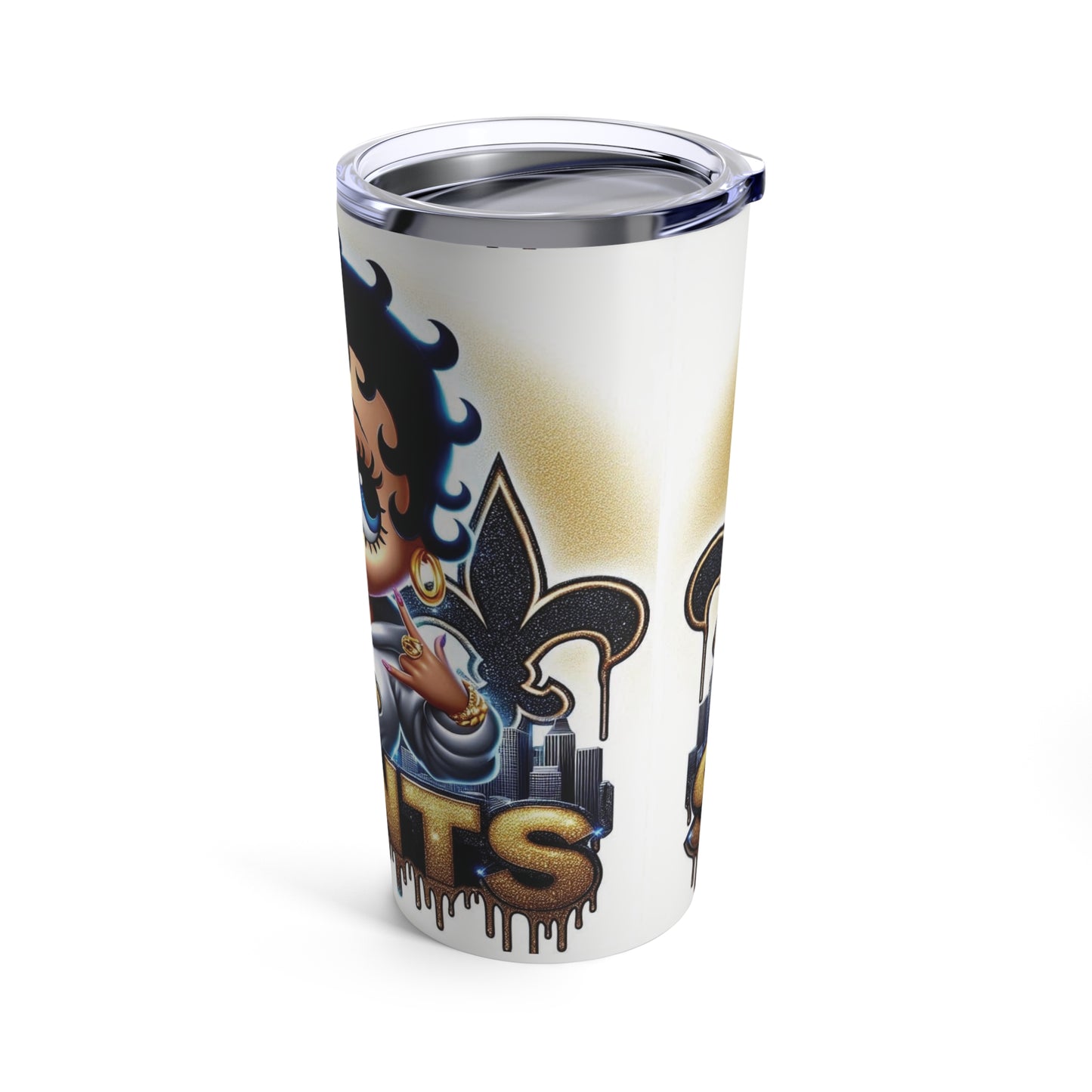 Saints Fan Chibi Tumbler – 20oz Stainless Steel Tumbler